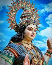 Durga Presents A Fierce Menacing Form To Her Enemies And Durga Puja Is Held Annually In Her Honour Durga Images Maa Durga Image Maa Durga Photo