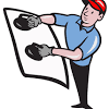 You can look up local car window repair shops in your area using the yellow pages, or you can go to a site like glassdoctor.com and find a location near you. 1
