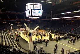 Bridgestone Arena Section 119 Basketball Seating
