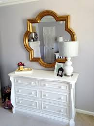 Jumping beans® extravagant toddler girls' gladiator sandals sale. Gold Mirror Over White Dresser Sumptuous Living