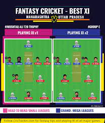 Sm Ali T20 Trophy 2018 19 Mah Vs Up Dream11 Fantasy Cricket Tips