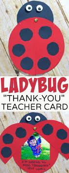 We took a survey of teachers, and we have the results right here! Ladybug Teacher Thank You Card For Teacher Appreciation Week