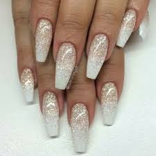 Maybe you would like to learn more about one of these? 25 Ideas French Manicure Silver Glitter Gold Nails White And Silver Nails Gold Acrylic Nails Gold Nails