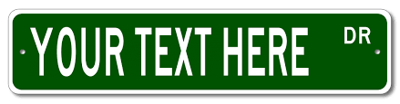 See more ideas about personalized street signs, street signs, gifted kids. Custom Street Signs Personalized Street Signs Make Your Own Street Sign Wholesale