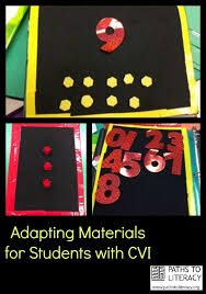 Adapting Classroom Materials For A Student With Cvi Cvi Activities Cortical Visual Impairment Visually Impaired Students