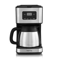 Shop.alwaysreview.com has been visited by 1m+ users in the past month Netta 1 0 Litre Filter Coffee Machine With Insulated Jug 8 Cup Programmable Coffee Makers Clock Timer Coffee Percolator Anti Drip System Permanent Reusable Filter Black Brushed Steel Buy Online In Botswana At Botswana Desertcart Com Productid