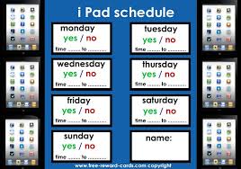 Ipad Schedule For Kids Website