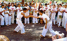 Jump to navigation jump to search. Capoeira Wikipedia