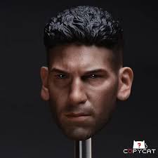In Stock For Sale 1/6th Superhero The Punish Man Joe Bonser Male Head  Sculpture For Usual 12inch Doll Action Figure