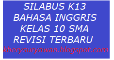 We did not find results for: Silabus K13 Bahasa Inggris Kelas X Sma Revisi Terbaru Kherysuryawan Id