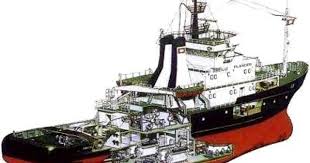Coupe D Une Abeille Type Flandre Remorqueurs Haute Mer Plans De Bateau