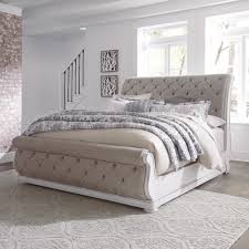 Your comforter establishes the tone of your bed, and these comforter sets feature items like pillow shams and bedskirts to give your bed a planned, cohesive look. King Uph Sleigh Bed By Samuel Frederick Furniture The Furniture Mall