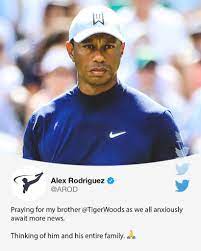 Woods posts update on his condition and say he is continuing his recovery at home (@tigerwoods). Espn On Twitter The Sports World Has Been Sending Positive Thoughts To Tiger Woods After Learning Of His Car Accident He Suffered Multiple Leg Injuries And Is Currently Undergoing Surgery According To