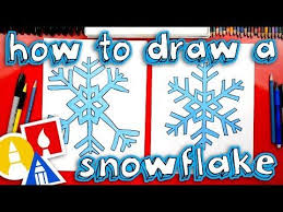 How To Draw A Snowflake Art For Kids Hub Holiday Art Projects Snowflakes Drawing Art For Kids Hub