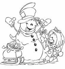coloriage d hiver christmas coloring pages snowman dent molaire