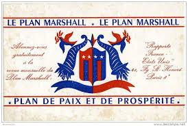 On 12th march, 1947, harry s. Ohne Zuordnung Buvard Buvards Le Plan Marshall Rapports France Etats Unis Faubourg Saint Honore Paris 8