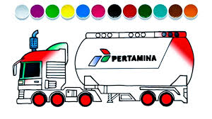 Dihalaman ini anda akan melihat gambar mobil truk untuk mewarnai yang ! Menggambar Mobil Truk Tangki Pertamina Cara Menggambar Gambar Belajar Menggambar