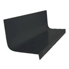 We offer a large selection of vinyl and rubber stair nosings in a wide range of profiles and color options. Roppe Vantage Profile Raised Circular Design 1 Piece Tread And Riser Black 20 7 16 In X 42 In Rubber Square Nose Stair Tread 42961p100 The Home Depot Stair Treads Stair Nosing Vinyl Stair Nosing