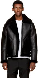 Acne Studios Black Shearling Ian Jacket Acnestudios Cloth Jacket