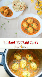 Egg Curry Made By Adding Boiled Eggs To A Spicy Curry Sauce Along With Coconut Milk To Balance The Flavors In Thi Egg Curry Instant Pot Recipes Curry Recipes