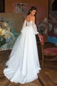 Individual Size A Line Silhouette Roxana Wedding Dress Modern Style By Devotiondresses In 2020 Wedding Dress Long Sleeve Modern Wedding Dress Wedding Dresses