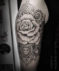Pin By Kelsey Wray On Tattoos Sleeve Tattoos Mandala Rose Mandala Tattoo Shoulder