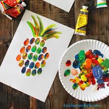 Arts And Crafts For 4 Year Olds Kids Painting Projects Thumbprint Art Painting For Kids