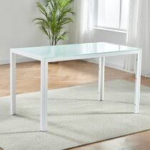 Glass Modern Contemporary Kitchen Dining Tables You Ll Love In 2021 Wayfair