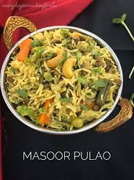 Masoor Pulao Recipe One Pot Rice Meals Veg Pulao Food Recipes