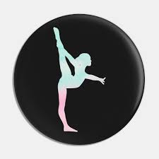These files are great for use with silhouette cameo or cricut. Gymnastics Silhouette Gymnastics Pin Teepublic