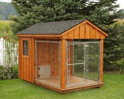 6x10 Dog Kennel With 4x6 Box 6x6 Run And Board And Batten Siding If They Arent Allowed Inside May As Well Let Them Dog House Plans Dog Houses Dog House Diy