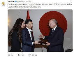 He and fellow german national team member ilkay gündogan visited erdogan when the turkish. Medien Ozil Ladt Erdogan Zu Hochzeit Ein News Orf At