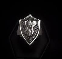 Battlescar Paladin Shield Ring