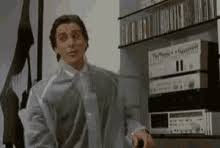 The sterile set design, by gideon ponte. American Psycho Bedroom Gifs Tenor