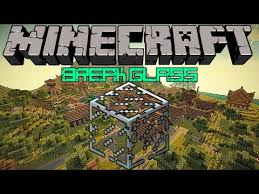 Mobs cannot normally spawn on glass blocks. How To Break Glass In Minecraft Frustratedsurfer