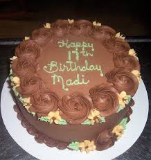 Chocolate Rosettes For A 17th Birthday Chocolate Cake Decoration Chocolate Cake