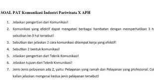 Check spelling or type a new query. Contoh Soal Komunikasi Industri Pariwisata Beserta Jawabannya Dikdasmen