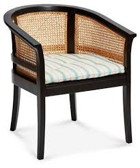 Harper Cane Chair Light Blue Stripe 1 390 00 Cane Dining Chairs Cane Chair Office Chairs For Sale