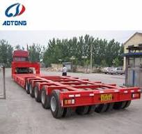 [Hot Item] Over Heavy Duty 2 Lines 4 Axles Lowboy Dolly Trailer