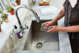how to clean your kitchen sink clean