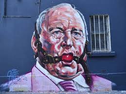 General mcinerney, mary fanning and alan jones explain a covert operation, working with their source, that captured the 2020 cyberwar and vote theft from both foreign and domestic actors. Mural Shows Alan Jones Gagged By Red Ball Goulburn Post Goulburn Nsw