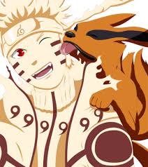 Naruto And Kurama Kurama Would Probably Kill Whoever Made This Seni Gambar Karakter Karakter Animasi