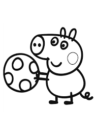 Here you can find the best peppa pig wallpapers uploaded by our community. Coloriage Peppa Pig Joue Au Ballon Dessin Gratuit A Imprimer