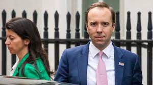 Mrs coladangelo has been spotted leaving downing street with the health secretary on a number of occasions. I2nqvzlwpgt1cm