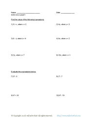 Welcome to our 6th grade math worksheets hub page. 6th Grade Math Expressions And Equations 6 Ee A 2 C By Timothy Unkert