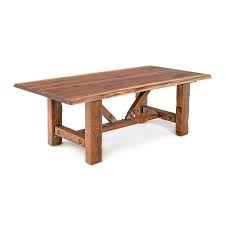 Harvest table in vintage oak, built to order by petersen antiques. Harvest Dining Table With Walnut Free Form Top Green Gables