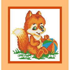 A color printer works best for this, so you can easily wall hangings, pillows, toys and placemats are just a few of the many projects you can make with free cross stitch patterns. Free Cross Stitch Pattern Little Fox