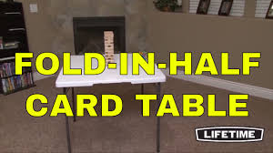 Check spelling or type a new query. Lifetime 34 Square Card Tables 80273 White Fold In Half Folding Table Youtube