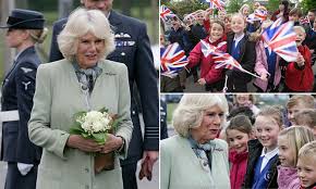By using our services, you agree to our use of cookies. Camilla The Duchess Of Cornwall Meets Wounded Airmen At Raf Leeming Daily Mail Online