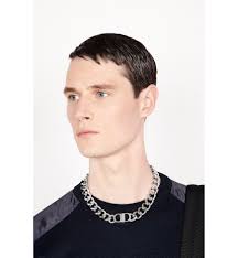 With your verniers first measure the 'wire size', that is the size of the wire that was bent to make into the links. Cd Icon Chain Link Necklace Silver Finish Brass Accessories Men S Fashion Dior
